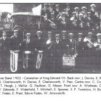 Final appearance of the Elworth Silver Band 5th July 1902