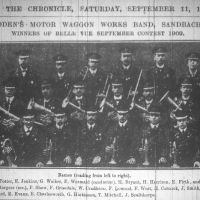 Newspaper cutting dated 11th September 1909